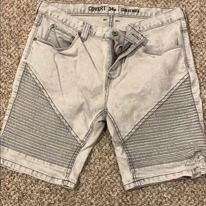 Biker moto shorts